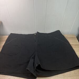 Faded Glory Women's Black Stretch Shorts Size 18 LL